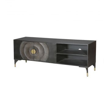 TV dressoir 160 met 2 deuren en 2 open vakken