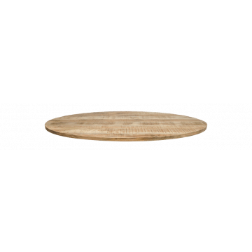 HSM Collection-Ovaal Tafelblad-200x100x4-Naturel-Mango