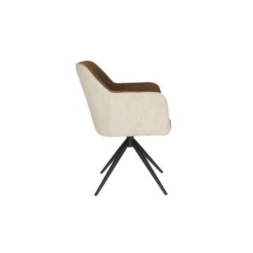 Armchair Daley Beige/Brown