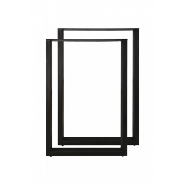 HSM Collection-Bartafelpoot Model U S/2-70x10x104-Zwart-Metaal