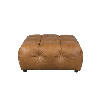 Hocker Hackman Leather Cognac