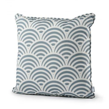 Extreme Lounging b-cushion Pattern Shell Sea Blue