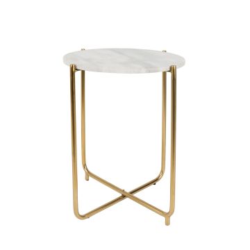 Side Table Timpa Marble White