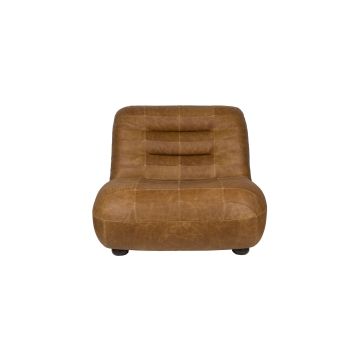 Lounge Chair Wyatt Wax Leather Cognac