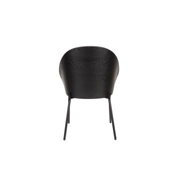 Chair Rodin BouclÃ© Black