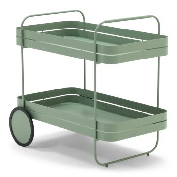 Spinder Design GIN & TROLLEY Serveerwagen - Dusty Green