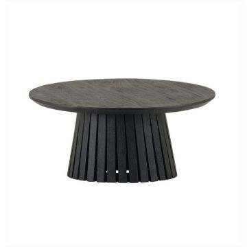 Salontafel Ø90, Acacia Black