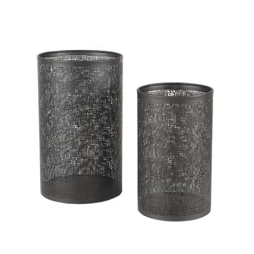 LABEL51 Kaarsenhouders - Zwart - Metaal