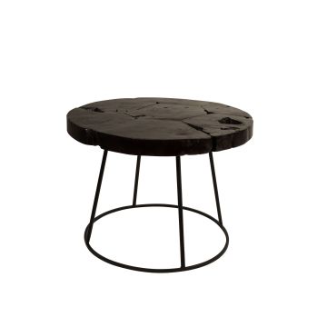 Side Table Kraton Chocolate Black L