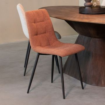 LABEL51 Eetkamerstoel Juul - Terra - Boucle