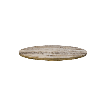 HSM Collection-Ovaal Tafelblad Portland-180x100x5-Naturel-Mango