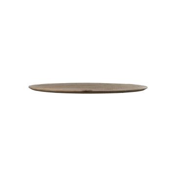 HSM Collection-Ovaal Tafelblad Bern Swiss Edge-180x100x3,5-Naturel-Mango