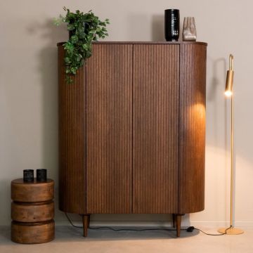 LABEL51 Bergkast Oliva - Walnoot - Eiken