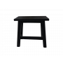 HSM Collection-Rechthoekige Kruk Lawas-50x27x46-Zwart-Teak