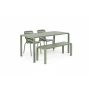 Set Garden Table Vondel 168,5 + 2 Chair + Bench Vondel Green