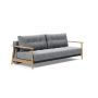 Innovation Living Sofa Bed 140 Eluma Deluxe Button 565 Twist Granite