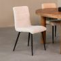 LABEL51 Eetkamerstoel Sam - Naturel - Boucle