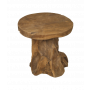 HSM Collection-Ronde Kruk Root-ø40x41-Naturel-Teak