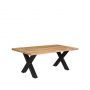 LABEL51 Eetkamertafel Zino - Rough - Mangohout - 240x100 cm