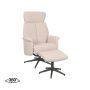 Relaxfauteuil Verdal + Ottomane 77x79x109 cm