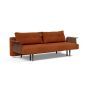Innovation Living Recast Sofa Bed Dark Styletto With Arms - stof 595