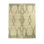 HSM Collection-Vloerkleed Dubbel Ruit -160x230-Zwart/Wit-Katoen