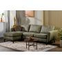 Adore 3 Zits Bank Cl L+R, Stof Savannah, S156 Groen