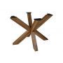 HSM Collection-Tafelonderstel Spider-75x75x72-Naturel-Acacia