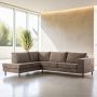 Adore 3 Zits Hoek Links, Stof Lord 35, E520 Taupe