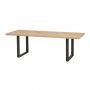 Interlaken Eetkamertafel 220x100 met houten rand en U-poot