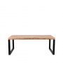 LABEL51 Eetkamertafel Glasgow - Rough - Mangohout - 200x90 cm