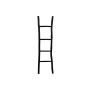 HSM Collection-Decoratieve Ladder -45x4x150-Zwart-Teak