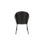 Chair Rodin BouclÃ© Black