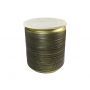 HSM Collection-Ronde Bijzettafel Rible-ø41x53-Wit/Goud-Marmer/Metaal