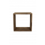 HSM Collection-Bijzettafel Kubus-45x30x45-Naturel-Teak