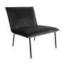Kick fauteuil Lola - Donkergrijs