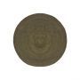 LABEL51 Vloerkleden Jute - Army green - Jute - 120x120 cm