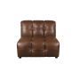 Sofa Element Hackman No Arm Leather Chocolate