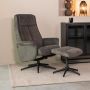 Relaxfauteuil Bergen + Ottomane 77x76x105 cm