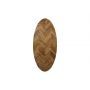 HSM Collection-Ovaal Tafelblad Fishbone-220x110x4-Naturel-Eiken