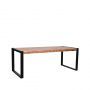 LABEL51 Eetkamertafel Brussels - Rough - Mangohout - 160x90 cm