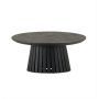 Salontafel Ø90, Acacia Black