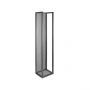 LABEL51 Wanddecoratie Haardhout Rek - Zwart - Metaal - XL