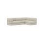 Innovation Living CozyPad Sofa BedL-Shape with arms - stof 539
