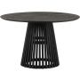 Eetkamertafel Ø130, Acacia Black