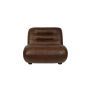 Lounge Chair Wyatt Wax Leather Chocolate
