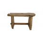 HSM Collection-Rechthoekige Bank Rustiek-80x40x45-Natural-Teak
