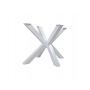 HSM Collection-Tafelonderstel Spider Oakland-130x90x72-Wit-Metaal