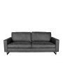 LABEL51 Bank Arezzo - Antraciet - Microfiber - 3-Zits