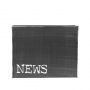 LABEL51 Wanddecoratie Magazinehouder - Zwart - Metaal
